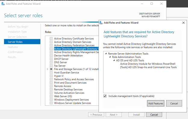 Active directory lightweight directory services windows 10 что это